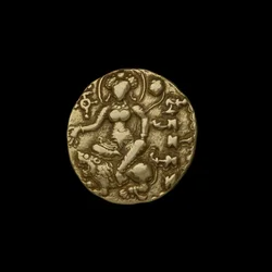 Gupta Coin, AD 375-415 (kulta)