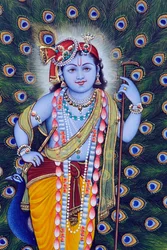 Bal Krishnan miniatyyrimaalaus