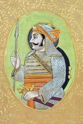 Maharana Pratap Singhin miniatyyrimaalaus