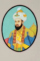 Mogulikeisari Humayunin miniatyyrimaalaus