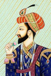 Mogulien keisari Shah Jahanin miniatyyrimaalaus