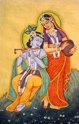 Radha Krishnan miniatyyrimaalaus, Intia