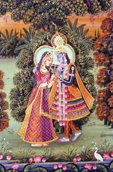 Radha Krishnan miniatyyrimaalaus, Intia