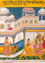 Miniatyyrimaalaus paperille, Rag Mal Kosh, Nathdwara School