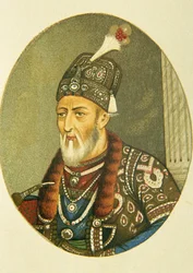 Mogulien keisari Bahadur Shah Ii:n muotokuva, Intia