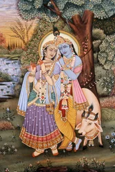 Radha Krishnan miniatyyrimaalaukset
