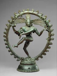 Shiva Nataraja, tanssin herra, noin 1000-luku (kupari)