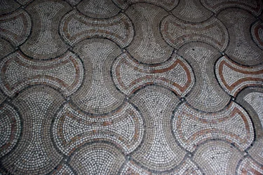Yksityiskohta lattiakoristeesta (mosaiikki)