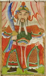 Janggun (luonnollinen pigmentti silkille)