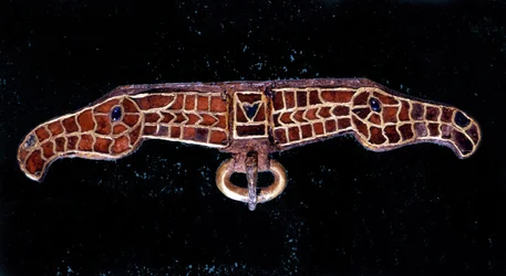 Merovingilainen pohjeluu. Saint-Germain-en-Layen museo