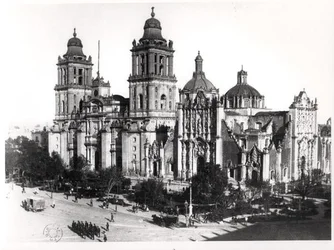 Mexico Cityn katedraali (m/w kuva)