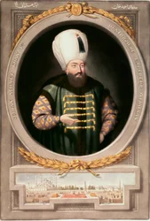 Ottomaanien valtakunta: Muotokuva sulttaani Ahmed I:stä (1590-1617)”” Topkapi Sarayi Istanbulin museon pienoiskirjasto