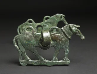 Horse Bit, mahdollisesti 9.-7. vuosisadalla eKr., Iran (pronssi) (katso myös 113753)