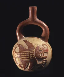 Kalamaljakko, Mochica, 200-800AD, (keraaminen)