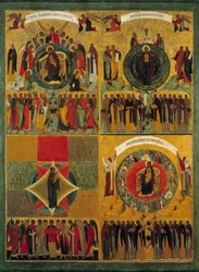 Hymni 1500-luvun Neitsyt Venäjän ikonille. Venäjä. Solonskyn luostari.