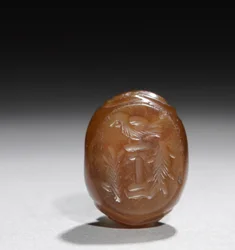 Fire Altar Intaglio, n. 400 (kalsedoni)
