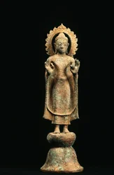 Buddha, Dvaravati-kausi (pronssi)