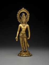Padmapani, 8. tai – 9. vuosisata (kullattua pronssia)