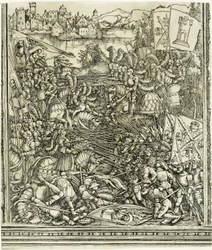 Sota Venetsian kanssa Maximilian I:n riemukaaresta