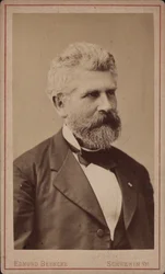 Sellisti ja säveltäjä Georg Goltermanni muotokuva 1824-1898, n. 1880.
