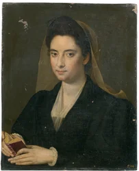 Muotokuva naisesta kirjan kanssa ("Lucrezia Cenci")