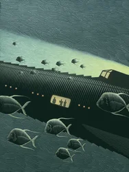 20,000 Leagues Under the Sea, 2006 (raaputusalusta, väritetty digitaalisesti).