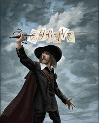 Cyrano De Bergerac, 2020 (raapalevy, väritetty digitaalisesti)