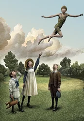 Peter Pan, 2008 (raapalevy, väritetty digitaalisesti)