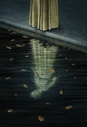 Rosmersholm, 2010 (raaputusalusta, väritetty digitaalisesti)