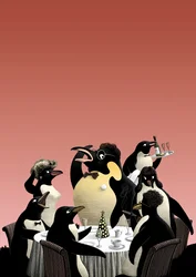 The Man Who Came to Dinner, 2000 (raapaletaulu, väritetty digitaalisesti).