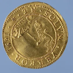 4-kiloiset Scots (hattu) James I, Edinburgh Mint, 1591 (kääntöpuoli) (kulta) (kääntöpuoli katso 58855)