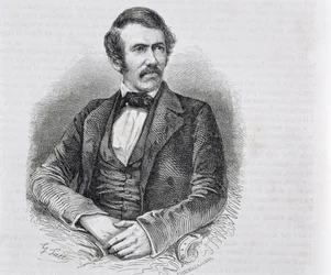 David Livingstone (1813-1873), kaivertaja S. Pannemaker