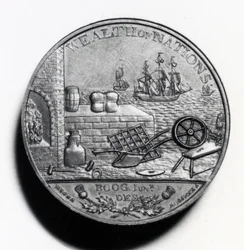 Scottish Penny muistelee Adam Smithiä (kääntöpuoli), 1797 (kupari) (kääntöpuoli, katso XJF448269)