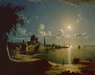 Kuutamokohtaus, Southampton, 1820