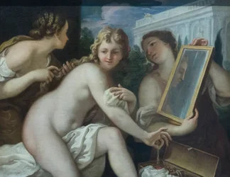 Bathsheba kylvyssä, 1600-luvun loppupuoli (öljy kankaalle).