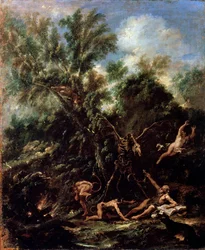 Pyhän Antoniuksen kiusaus, c1706-c1707