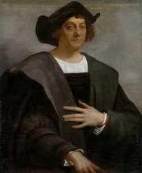 Miehen muotokuva, oletettavasti Christopher Columbus. 1519