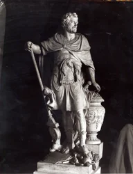 Hannibal Triumphant, 1722 (marmori) (bw kuva)