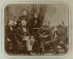 Nykyaikaiset: Ivan Gontšarov, Ivan Turgenev, Leo Tolstoi, Dmitri Grigorovich, Aleksandr Druzhinin ja