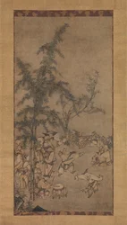 Seitsemän Bamboo Groven viisasta, 1550-luku.