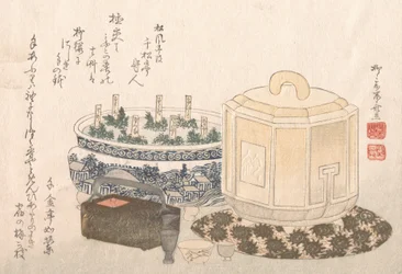 Tulenpidin ja kukkaruukku, 1800-luku, 1800-luku.