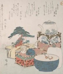 Astiat ja koristeet uudelle vuodelle, 1800-luku, 1800-luku.
