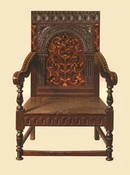 Tammikoristettu tuoli, 1904