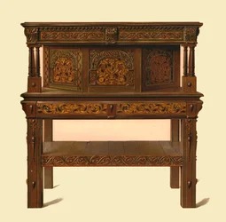 Tamminen seisova buffet, 1904