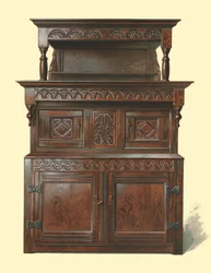 Tridarn, tammipihakaappi, 1904