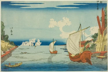 Näkymä Tsukudan saarelle (Tsukudajima no kei), sarjasta "Eastern Capital (Toto)"
