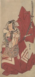 Kabuki Ac ja r Ichikawa Danjuro V jäsen tie. . . , 11. asuinpaikka 1776.