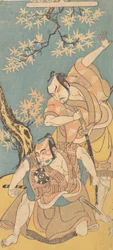 Kohtaus draamasta Otokoyama Yunzei Kurabe, 12. kuukausi, 1768.