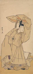 The First Nakamura Nakazo in the Role of Kanshojo, 1780.