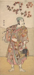 Ensimmäinen Nakamura Nakazo Shimada no Hachizon roolissa, 1783.